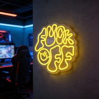 Enseigne néon amusante pour propriétaires de bars, pubs et salles de jeux, LED USB à intensité variable pour vitrine de magasin, décoration murale professionnelle