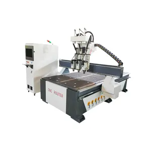 LUDIAO üç kafa CNC Router makine 1325 akrilik 4x8ft cnc router ahşap oyma ve freze makinesi