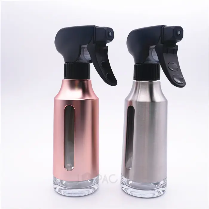 inner glass with UV coating luxury hair oil bottle custom body oil spray bottle 180ml