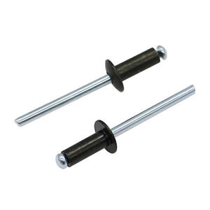 Rivets aveugles à tête bombée en acier aluminium peint noir 3,2 / 4,0 / 4,8 / 6,4 mm - Product Image 1