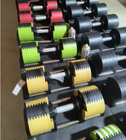 Ensemble d'haltères en fer réglables de nouveau style en gros équipement de fitness à usage domestique de 30kg à 50kg haltérophilie en vente