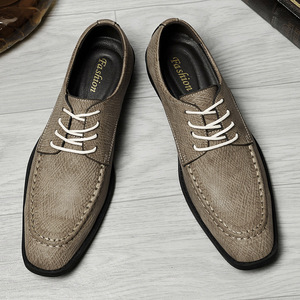 Men's Formal & Business Casual Leather Shoes British Style Breathable Summer Shoes <b>Dropshipping</b> - Product Image 1