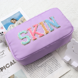 Bolsa de Maquillaje de Nailon Impermeable con Cierre Metálico Multicolor RTS, Organizador de Accesorios de Viaje y Cosméticos para Niños - Product Image 2
