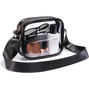 Sac bandoulière messager transparent en PVC imperméable et tendance pour concerts d'été, sports et plage – Vente en gros - Product Image 1