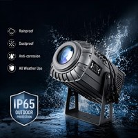 Projecteur Gobo LED professionnel 300W IP65 en alliage d'aluminium pour l'éclairage extérieur des façades de bâtiments et des paysages
