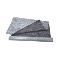 Tapis de protection pour peintre en feutre non tissé gris, 100 % polyester, jetable, respirant, écologique, imperméable, poids moyen