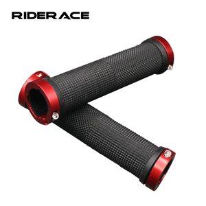 Riderace MTB xe đạp tay lái bao cao su mềm chống trượt xe đạp Grip khóa thanh cưỡi chất lượng Handlebar Grips đi xe đạp phụ kiện - Product Image 1