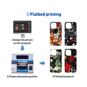 Hỗ trợ tùy biến 4050 độ chính xác cao in ấn UV dtf Máy in A3 Sticker phẳng máy in UV - Product Image 5