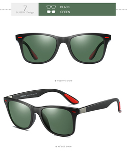 Dubery nhà máy trực tiếp 2025 cổ điển Mens phân cực Kính mát màu xanh/Bạc/Xám/Champagne PC khung với tac ống kính - Product Image 2