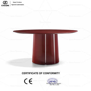 <span class=keywords><strong>Tavolo</strong></span> da Pranzo in Marmo di Alta Gamma in Stile Villa Minimalista, <span class=keywords><strong>Tavolo</strong></span> Rotondo Moderno e Lussuoso per Ristorante - Product Image 6