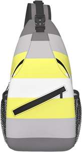 Custom <span class=keywords><strong>Bear</strong></span> <span class=keywords><strong>Brotherhood</strong></span> Pride Flag Pecho Sling Bag Crossbody Hombro Mochila Bolsa Gimnasio Ciclismo Mochila Viajes Senderismo Bolsa cruzada - Product Image 4