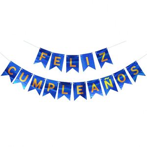Bandera de Papel con Diseño de Bandera Española para Decoración de Fiestas de Cumpleaños - Product Image 5