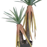 Hot Sale New Highly Simulation Arts 120cm 4ft Natural Touch Tropische Wüste Künstliche Bonsai Baum Künstliche Aloe Vera Pflanze