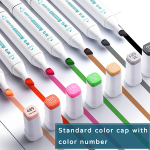 Pennarelli Artistici M&G a Doppia Punta, Impermeabili, Set da <span class=keywords><strong>12</strong></span>, 24, 36, 48, 60, 80 Colori, Permanenti a Base di Alcool, Set di Penne in Plastica per Arte - Product Image 3