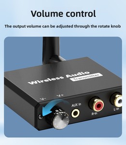 Émetteur et récepteur audio numérique sans fil <span class=keywords><strong>WiFi</strong></span> 2.4G avec extension Plug & Play de portée 50m pour entrée/sortie RCA - Product Image 5