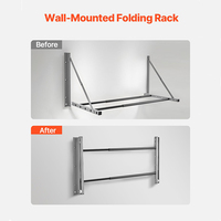 Supports de roues JH-Mech, fiabilité durable, flexibles, pliables, de 32 à 48 pouces, support de pneus en acier pliable, montage mural