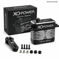 Servomoteur XQ-POWER RC Crawler Monster Truck XQ-S8045D 45KG sans noyau, étanche, engrenage en acier inoxydable, aluminium CNC, haute vitesse 8.4V
