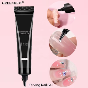 Manucure Extension Sculpture Nail Gel Coller Strass Colle Non Fluide Façonner Colle Pas Essuyer Nail Art <span class=keywords><strong>Dessin</strong></span> 3D Sculpture Gel - Product Image 3