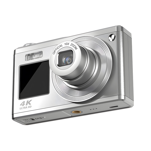 Hot Sale 4k Dual Lens Digital Cameras 60mp 10X Optical Zoom Video Recorder with Face Detect&Macro Shooting  for Photography
