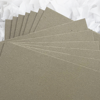 1mm 1.5mm 2mm 2.5mm 3mm Papan Abu-abu Laminasi Chipboard Lembaran Karton Kaku OEM Kustom untuk Album Notebook Hardcover