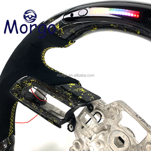 Accessoires pour volant de voiture en fibre de carbone personnalisé Msutang pour S550 GT350 GT500 EcoBoost Mach1, amélioration de l'intérieur - Product Image 4