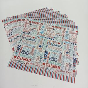 กระดาษกันไขมันพิมพ์ลาย SP623 คุณภาพสูง เกรดอาหาร กระดาษเคลือบแว็กซ์ สำหรับห่อเบอร์เกอร์ กระดาษห่อแฮมเบอร์เกอร์ - Product Image 3