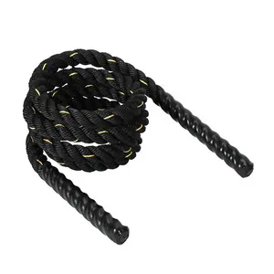 Heavy Jump Rope Weighted Battle Skipping Ropes Power Improve Strength Training Fitness Home Gym Equipment