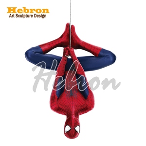 Statua di <span class=keywords><strong>Spiderman</strong></span> in Resina, Sculture a Grandezza Naturale dei Film <span class=keywords><strong>Marvel</strong></span>, per Decorazione e Esposizione Interna - Product Image 1