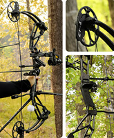 Kit d'arc à poulies haute vitesse pour tir de précision en compétition et entraînement d'archerie amateur