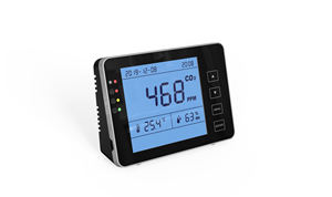 Monitor de Calidad del Aire Interior con Sensor de Humedad y Temperatura, Monitor de <span class=keywords><strong>CO2</strong></span> de 5000 ppm con Alimentación USB - Product Image 6