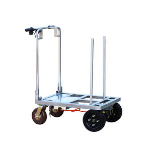 Elektrikli açık kasa kamyon site asansör katlama arabası ağır taşınabilir elektrikli platform sepeti içine kiremit mal çekerek - Product Image 1