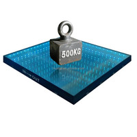 Huali 2026 Meilleure Vente Plancher de Danse LED Néon Magnétique 15W DMX512 RGB, Effet Miroir 3D Haute Brillance, Éclairage Vidéo Infini Clair
