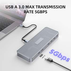 9 trong 1 Quad <span class=keywords><strong>HDMI</strong></span> Thunderbolt 3 40Gbps chụp thẻ Dock trạm bao gồm 8K PD usb4 tbt3 Loại C DC LPCM USB C <span class=keywords><strong>Adapter</strong></span> - Product Image 5