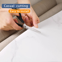 Papel pintado de mármol de alta calidad para decoración de muebles autoadhesivo y multiescena estilo de diseño moderno función impermeable