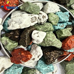 Bonbons <span class=keywords><strong>au</strong></span> chocolat Stone Snacks, chocolat <span class=keywords><strong>au</strong></span> <span class=keywords><strong>lait</strong></span> enrobé <span class=keywords><strong>de</strong></span> sucre croustillant arc-en-ciel - Product Image 2