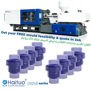 Haituo HTF-270/PVC thủy lực ngang máy ép phun cho PVC phụ kiện với an toàn cao <span class=keywords><strong>PLC</strong></span> điều khiển - Product Image 2