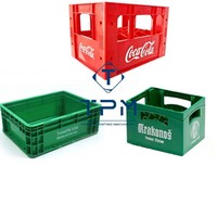 Machine d'impression semi-automatique d'écran de rotation servo de TPM sur la caisse en plastique de bière