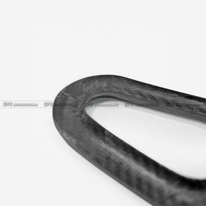 Ajustement de haute qualité pour paire de supports supérieurs de siège baquet universel Recaro RSG véritable carbone sec - Product Image 3