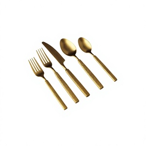 Déjeuner de qualité garantie Fourchette occidentale élégante Cuillère Couverts Design fabuleux Poignée en acier Couteau et cuillère Fourchette Couverts Ensemble - Product Image 4