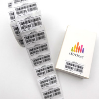Autocollant d'étiquette de code à barres QR Code anti-contrefaçon personnalisé pour la sérialisation de données variables aléatoires adhésives