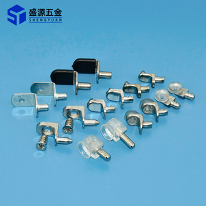 Shengyuan Cabinet Shelf Support Alloy Suction Cup Connector Nickel Durable Hardware Accessory - Product Image 2