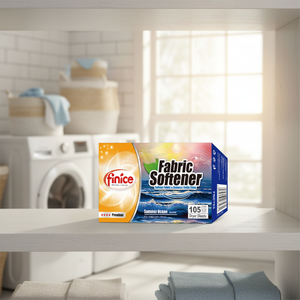 Hojas Suavizantes de Tela Desechables Sólidas Biodegradables y Ecológicas de la Serie Premium de Finice, con Fragancia Floral para Ropa y Lavandería - Product Image 1