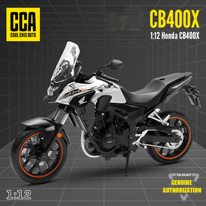 Modèle <span class=keywords><strong>miniature</strong></span> <span class=keywords><strong>de</strong></span> <span class=keywords><strong>voiture</strong></span> <span class=keywords><strong>de</strong></span> type CB400X Adventure ADV en alliage <span class=keywords><strong>de</strong></span> zinc, avec portes et roues ouvrables, cadeau unisexe - Product Image 2