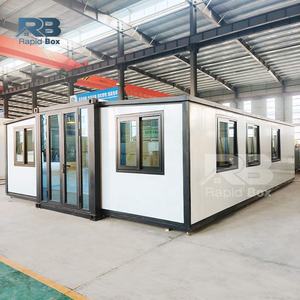 Быстрая коробка 2 3 4 комнаты сборный модульный дом крошечный складной сборный портативный передвижной дом расширяемый контейнерный дом с туалетом - Product Image 2