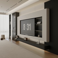 Meuble TV sur pied moderne de haute qualité avec bois écologique pour salon, meubles de maison en provenance de Chine
