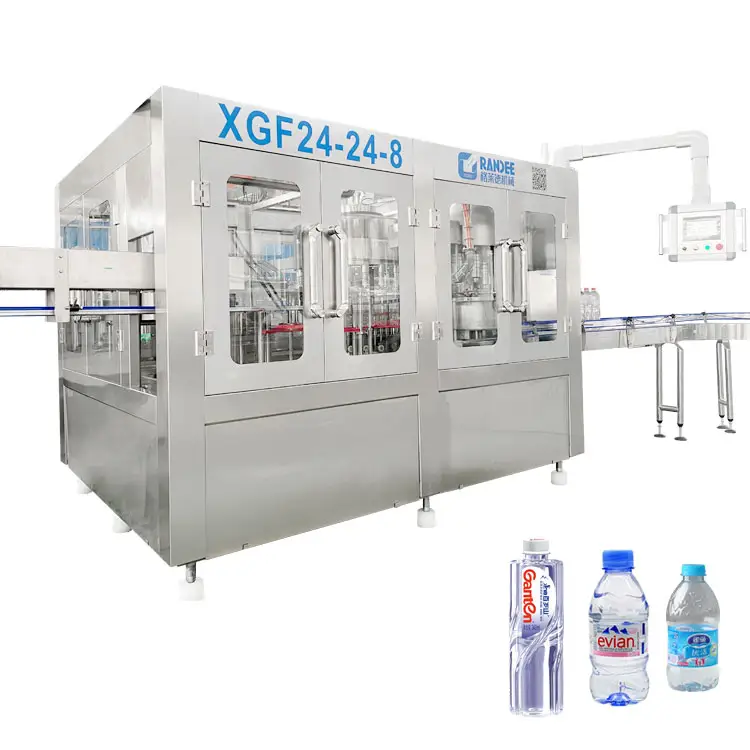 Complete Liquid Automatic Bottling Plant Line Filling Bottle Mineral Pure Water Filling Production Machine