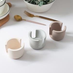 Portaspugna in ceramica di marca personalizzato portaspugna in diatomite ecologico assorbente - Product Image 5