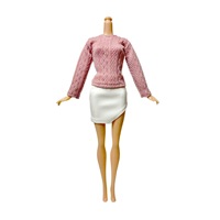 Ensemble de pulls pour poupée de 29 cm (11 pouces) et 30 cm, vêtements en 2 pièces, jouet en peluche, modèle de jouet, décoration