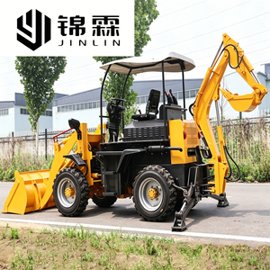 Minicargadora de Ruedas, Retroexcavadora, 4x4, Diésel, Compacta, Alta Eficiencia, Certificación CE, Cero Emisiones, para Jardín, Granja, Pequeñas Construcciones - Product Image 1