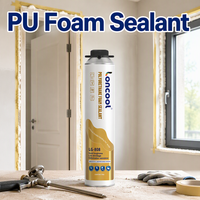 LONCOOL Mastic polyuréthane haute performance pour joints de fenêtres, portes et murs – Adhésif pulvérisable à haute pression pour scellement et calfeutrage
